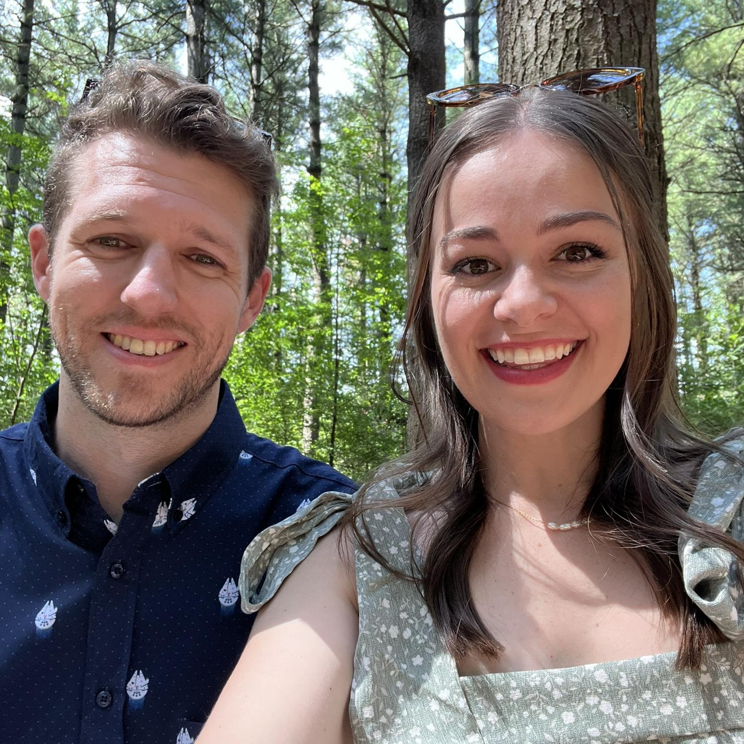 Wedding in the woods