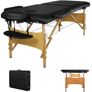 New Black 84" Portable Massage Table w/Free Carry Case T1 Chair Bed Spa Facial