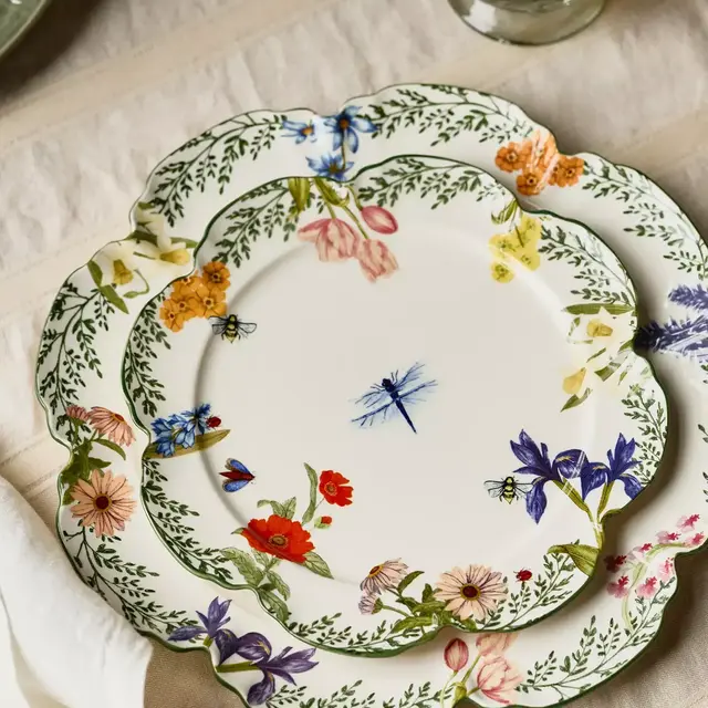 Eden Stoneware Dessert Plates, Set of 4