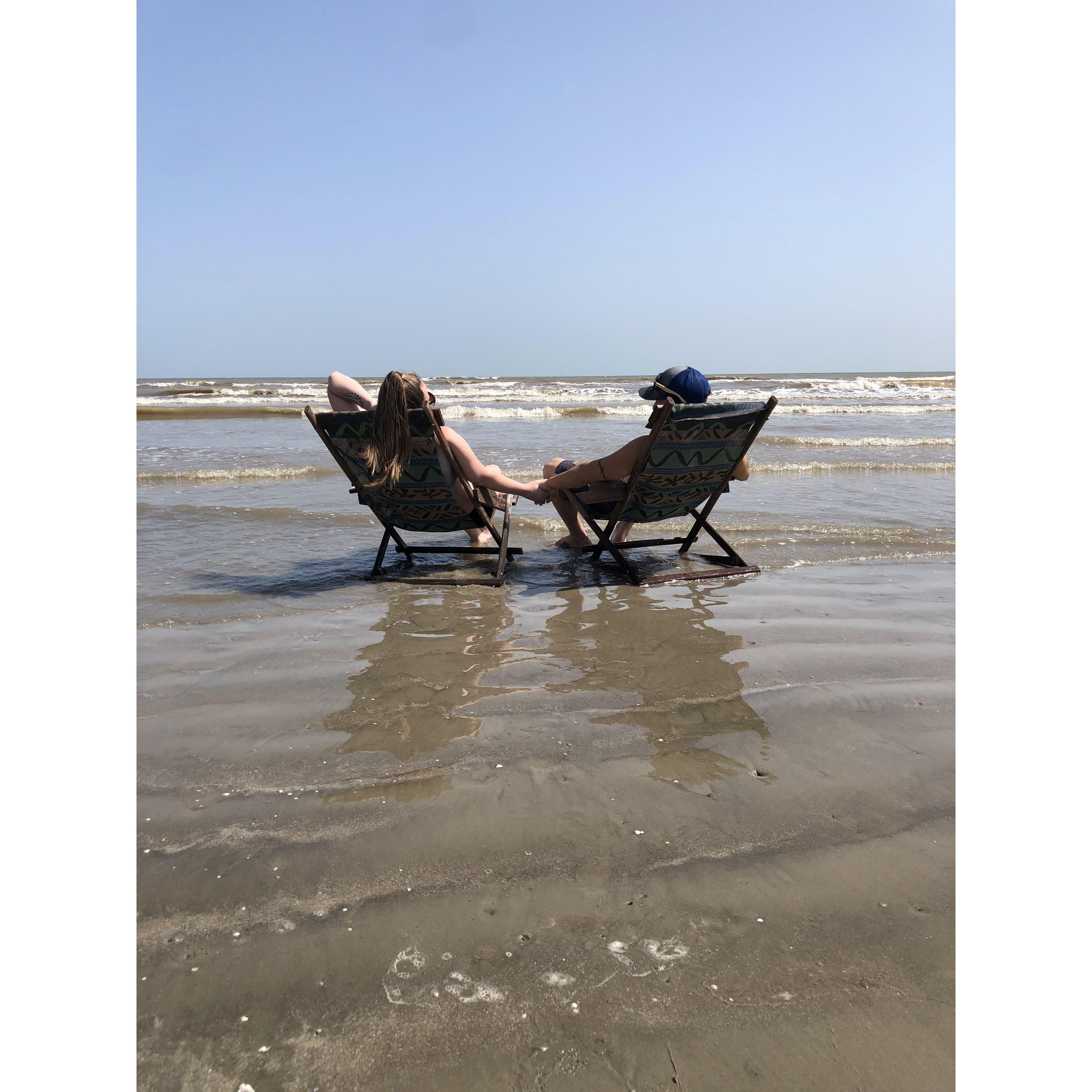 First vacation , Galveston  <3