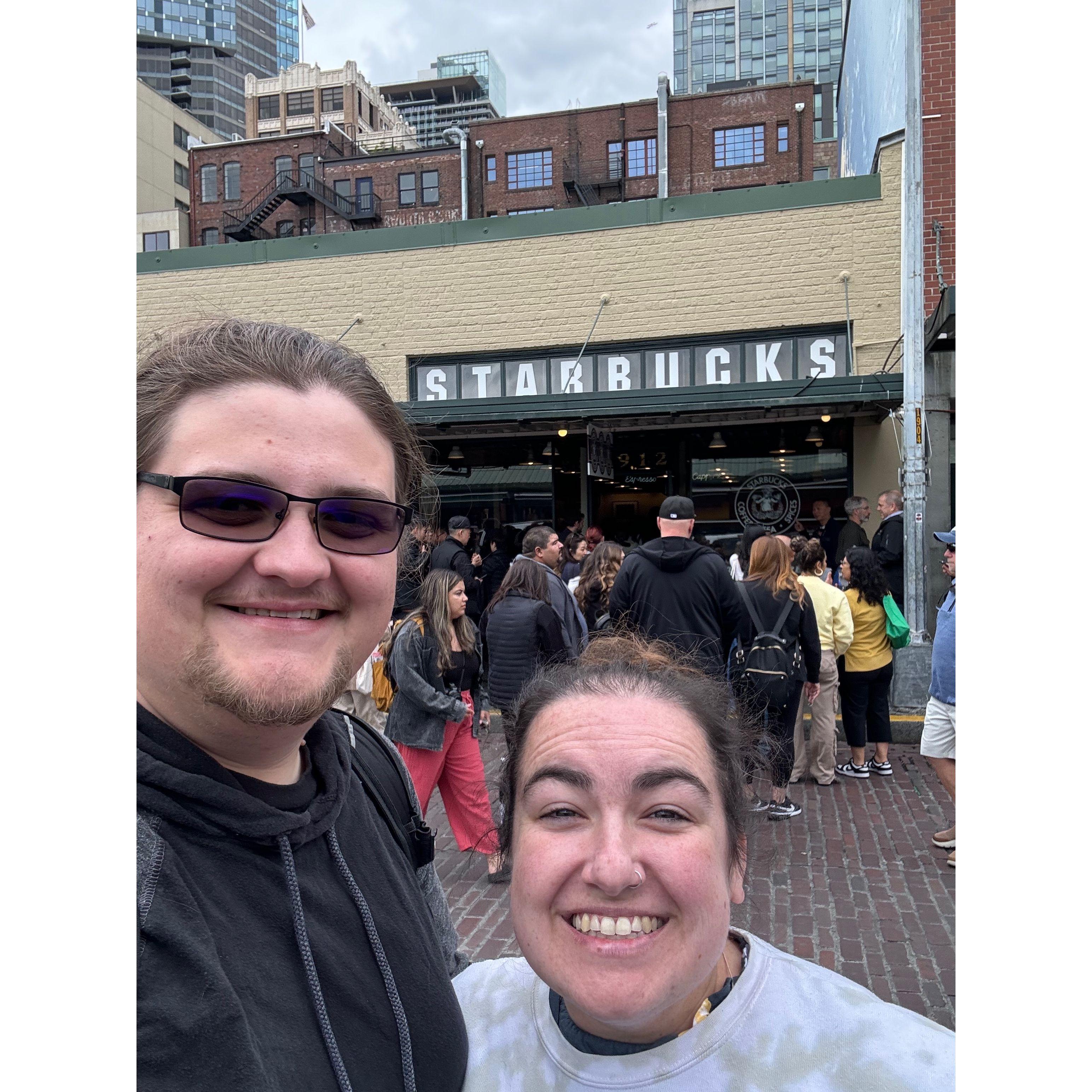 First Starbucks!