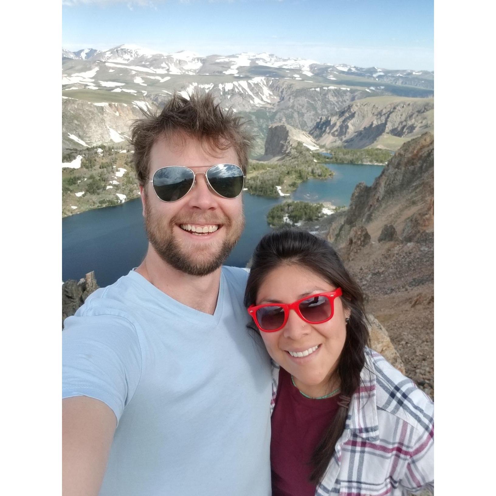 Exploring the Beartooth Highway with Mitch and Amy.