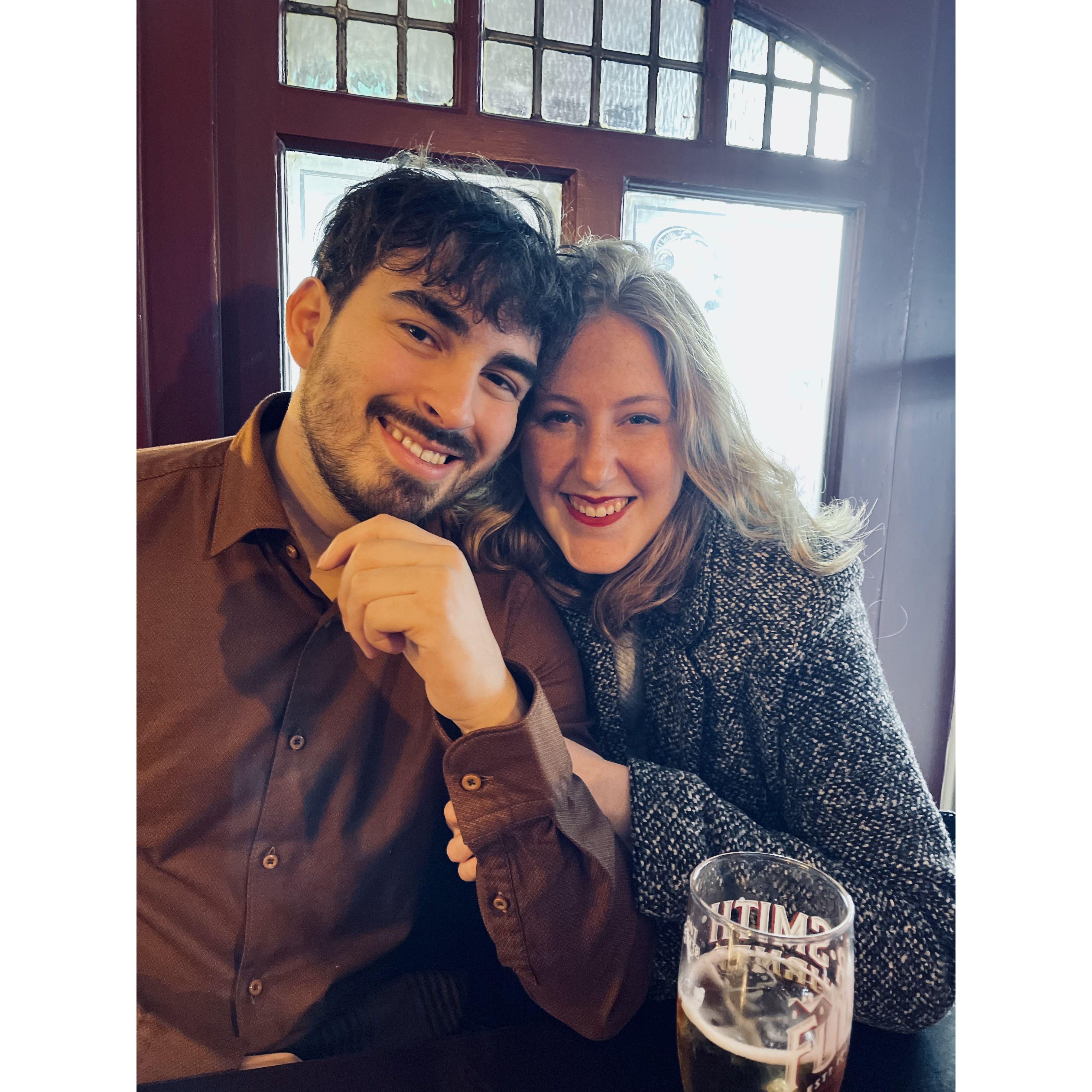 At the Ted Lasso Pub in Richmond, England