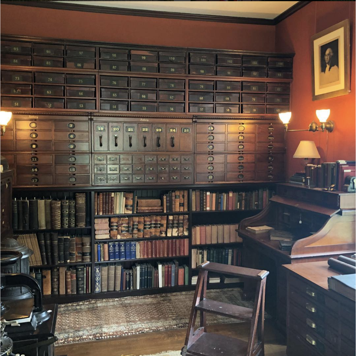 The Library at The Hildene.