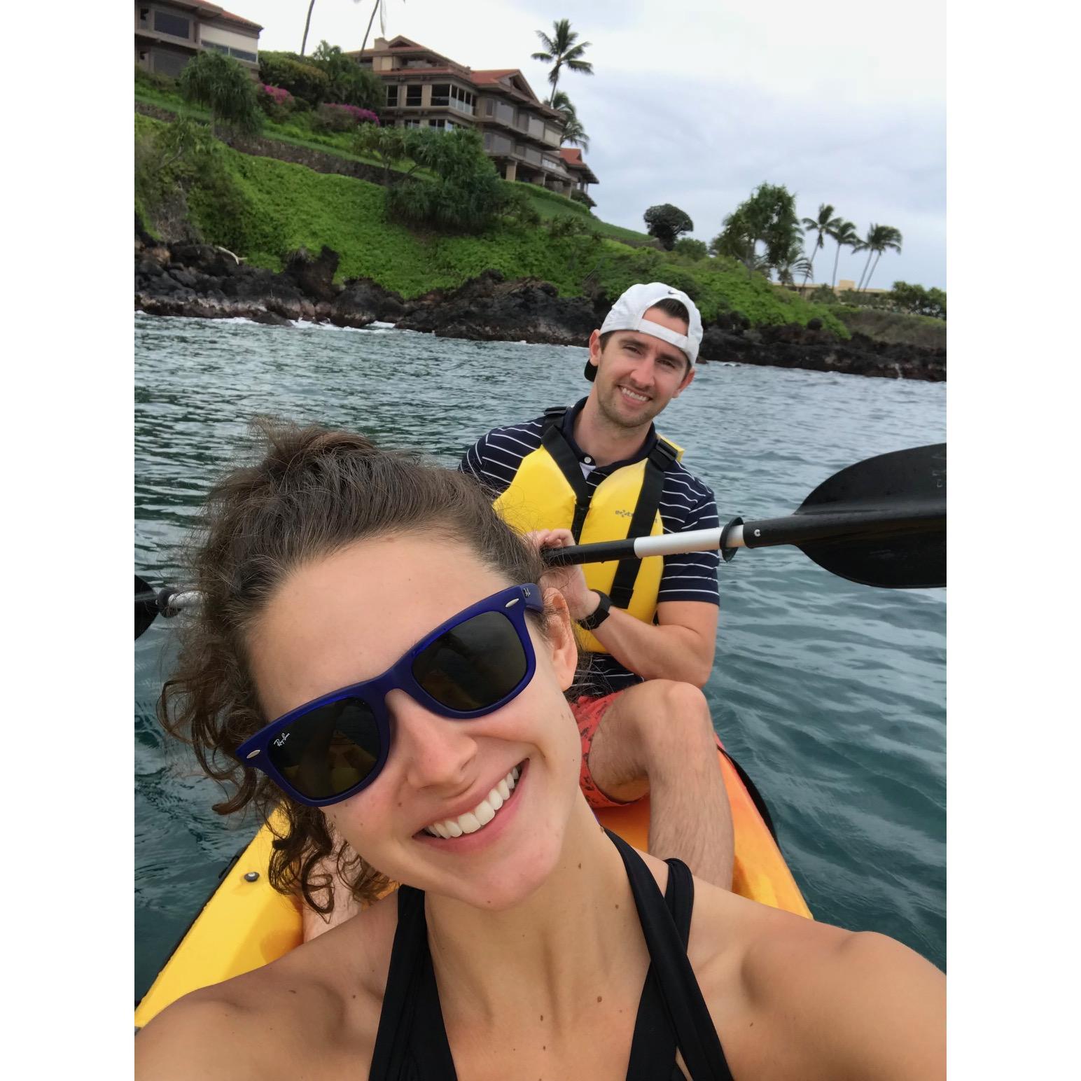 Kayak expedition in Maui