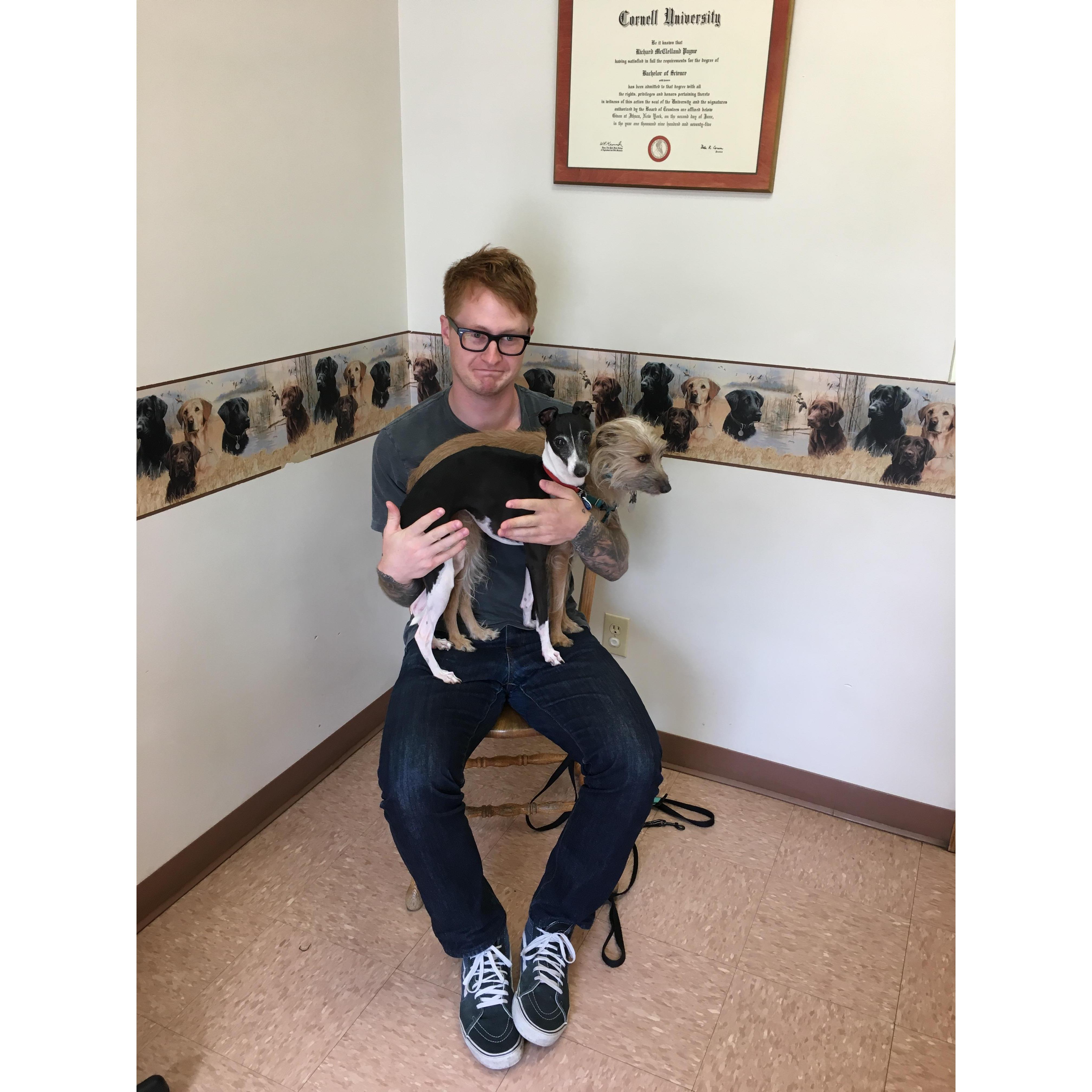 when Kyle became a father of two!