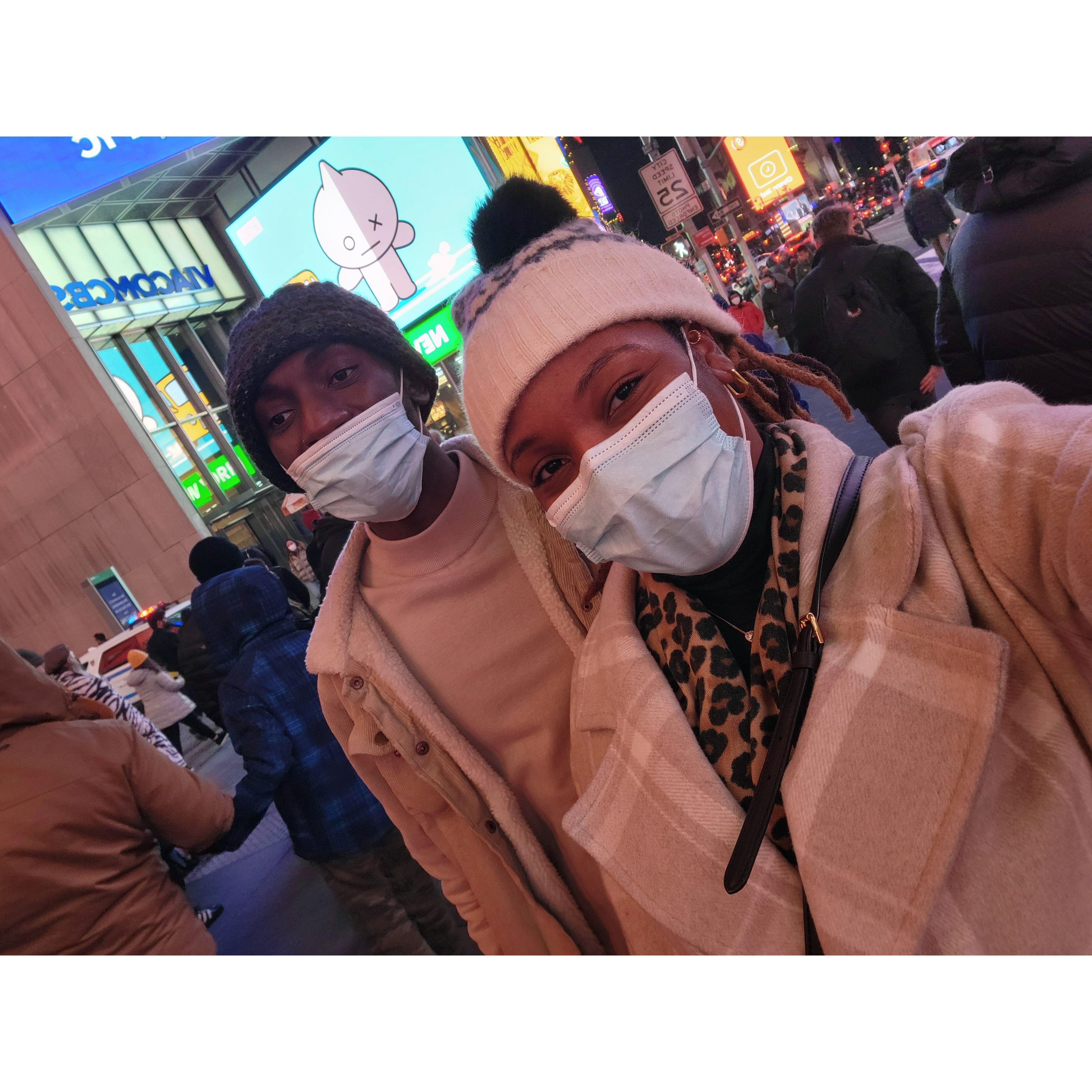 we went to see Lion King for the first time