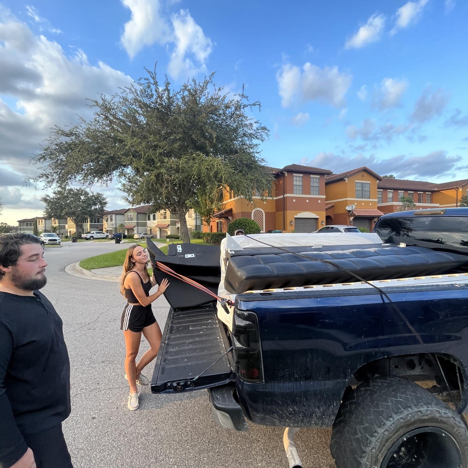 Ginni & Tyler helping us move to our 2nd apartment in 2023