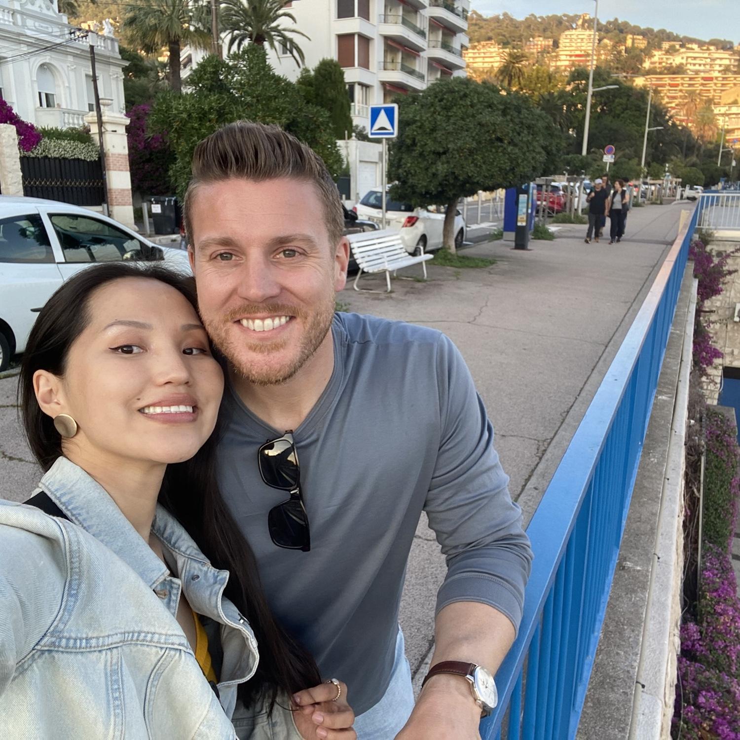 Looking pretty happy here after a nice meal in Nice. Honestly, who wouldn’t be smiling like this after 2 weeks in Europe?