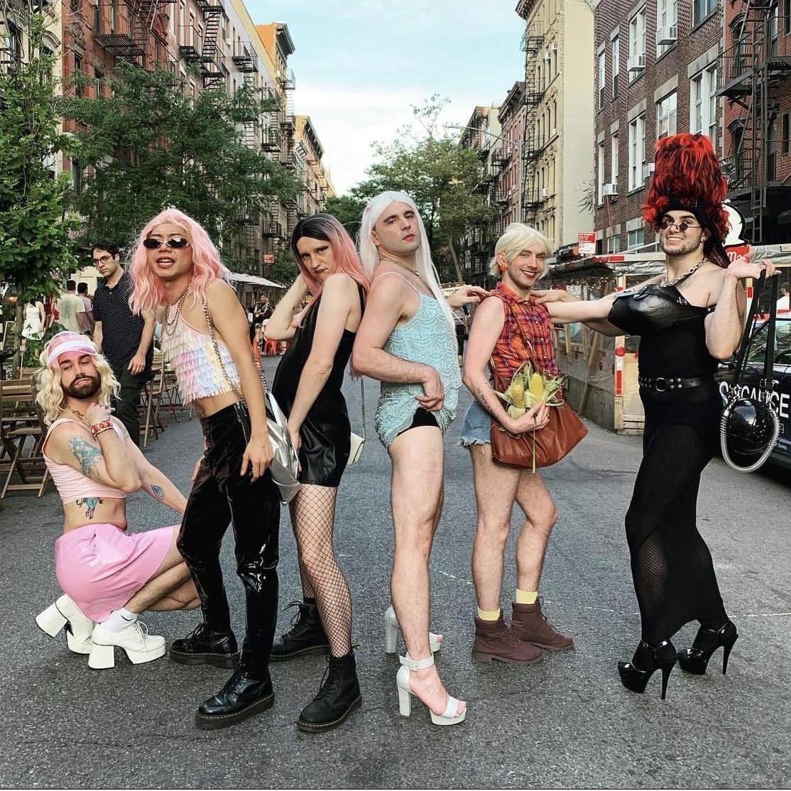The Drag March at Pride 2021. Summer 2021