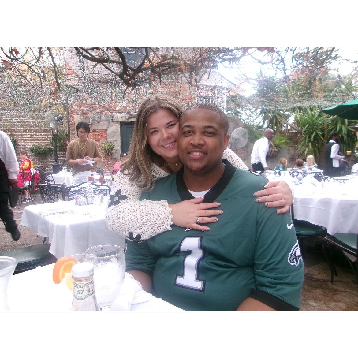 in New Orleans with family!