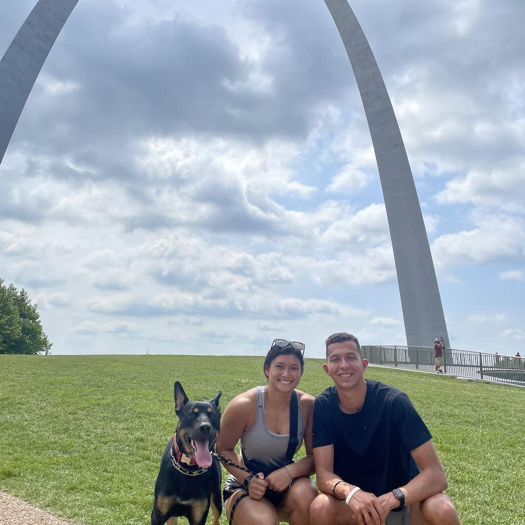 Caleb, Nyah, and Baker road trip to AZ!
