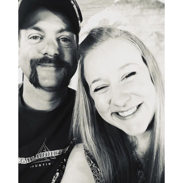 Our first picture we ever took together - AND the first time Dustin met Leah. Erin was so nervous for both!