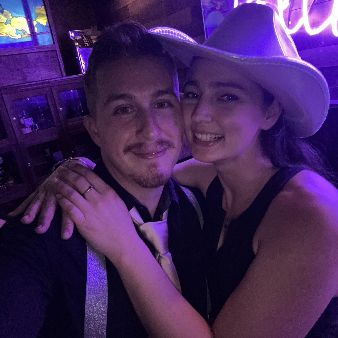 At one of our favorite country bars