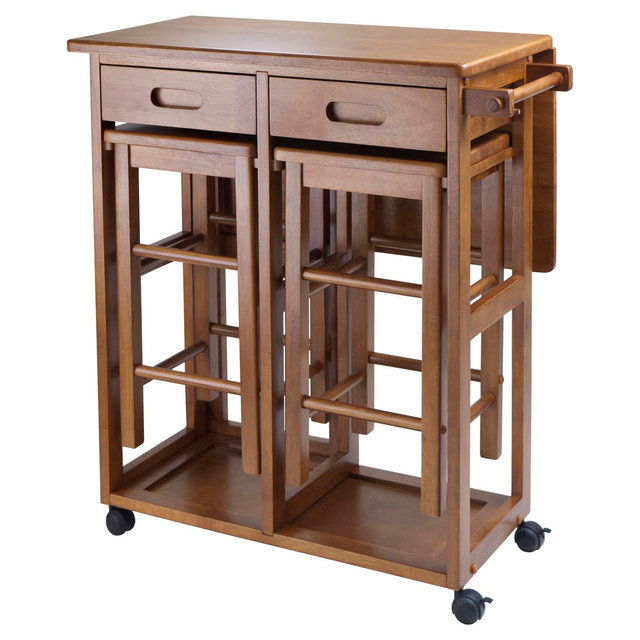 3pc Suzanne Space Saver Set Teak - Winsome
