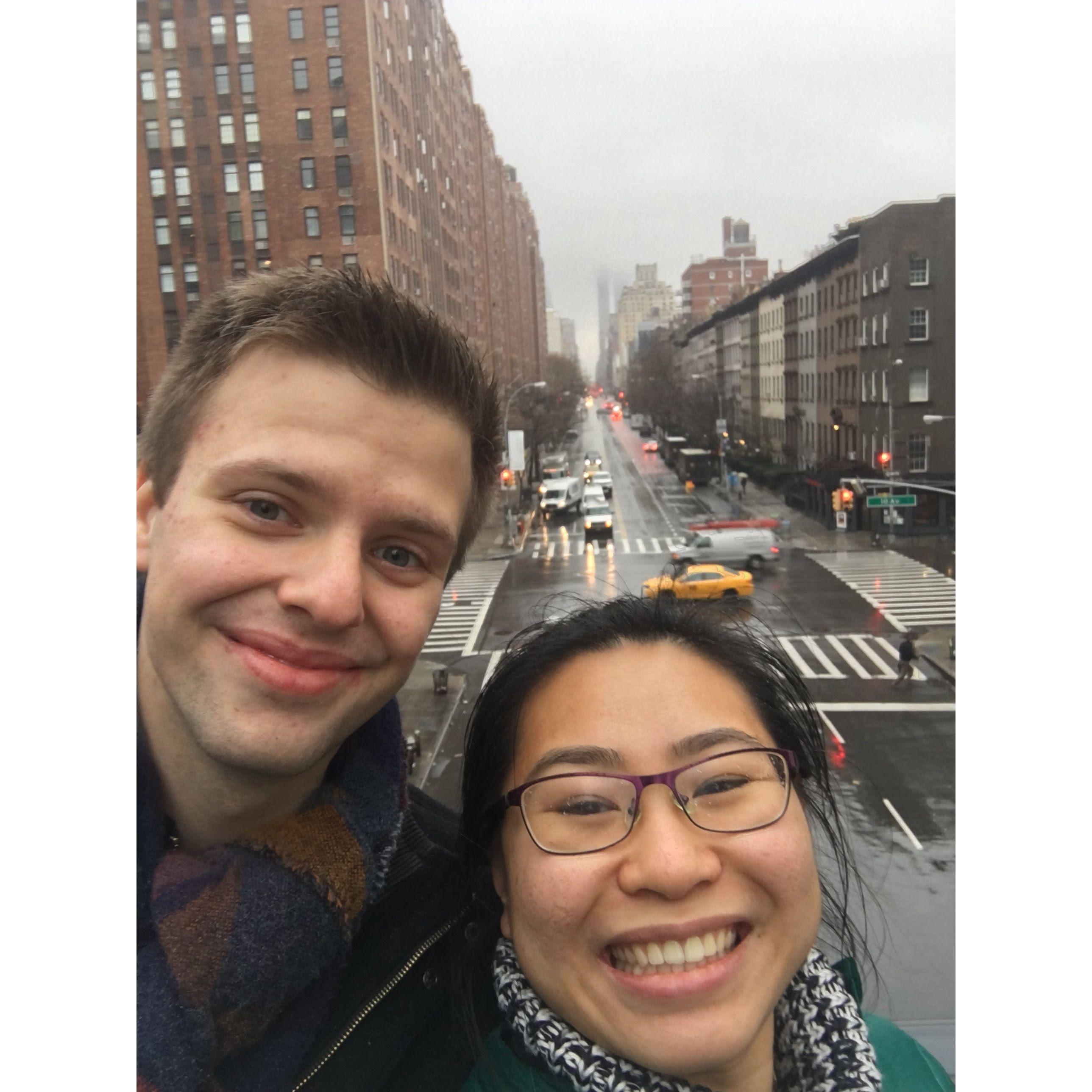 Collin's first trip to NYC