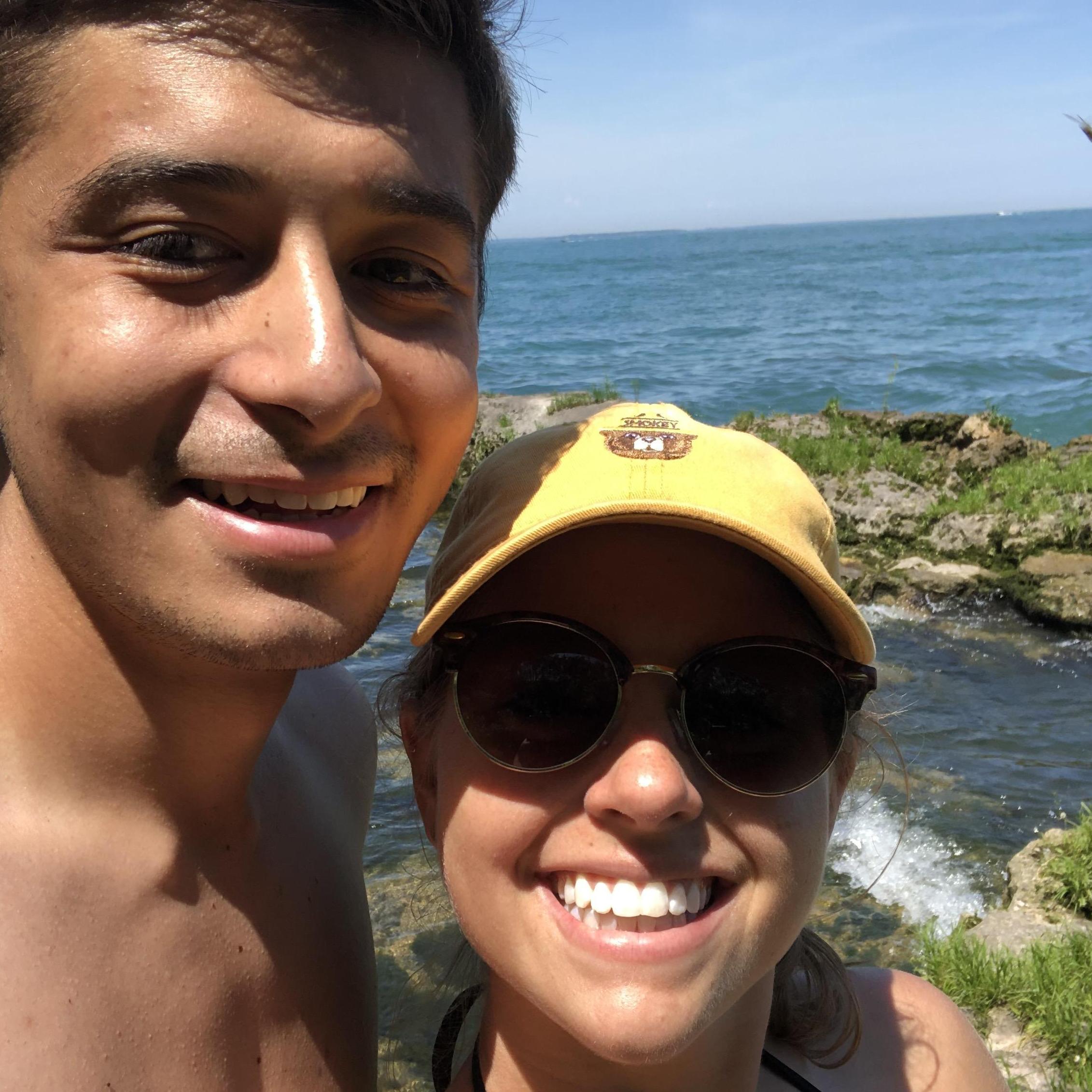 One year anniversary trip at Kelley's Island