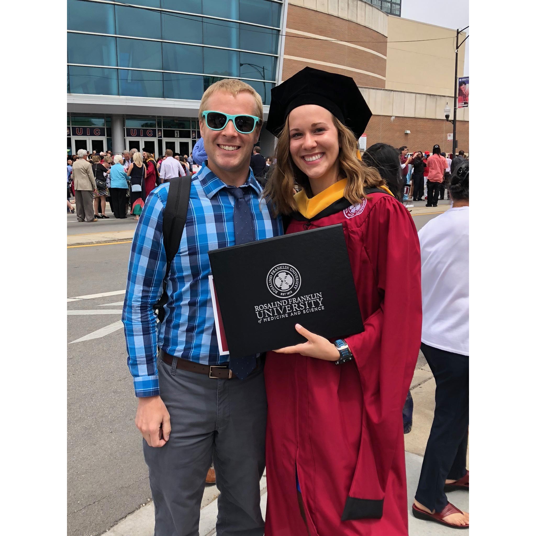 Jennifer graduated PA school this past May, and we were so excited to finally be living in the same city after 2 years apart!