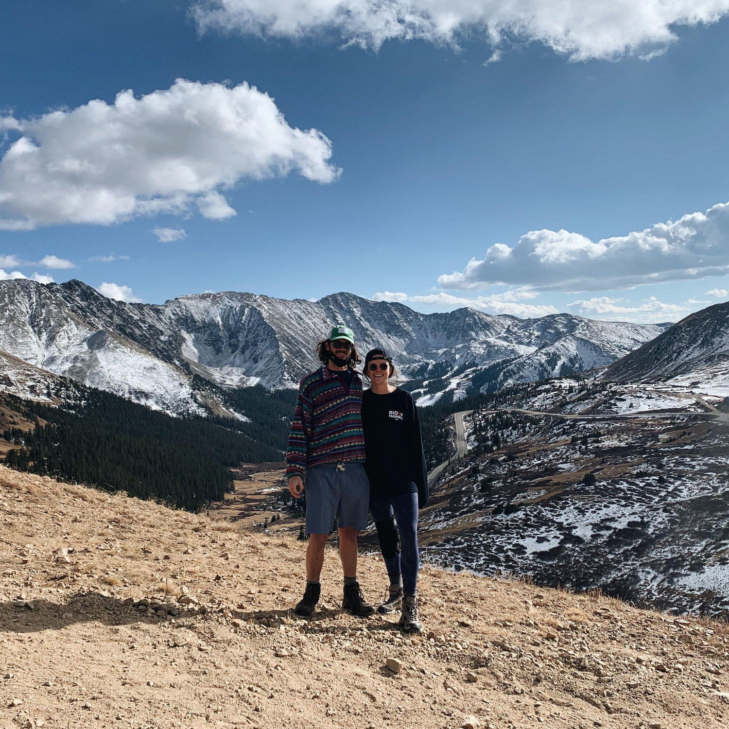 On Loveland Pass in Colorado, near our favorite mountain, Arapahoe Basin