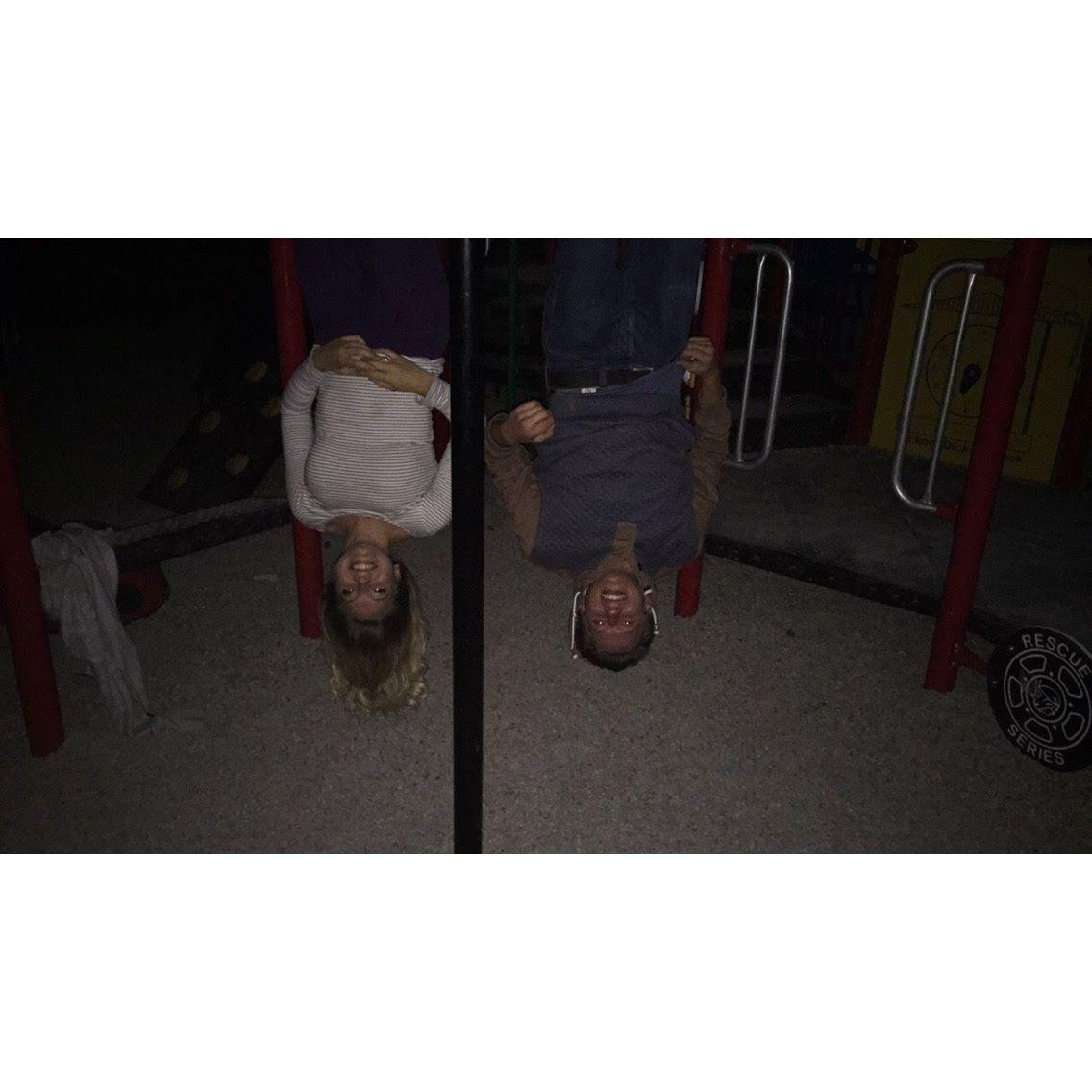 Not sure who came up with this photo idea, but every time we came to this park we would take this exact photo. This is just one of many.