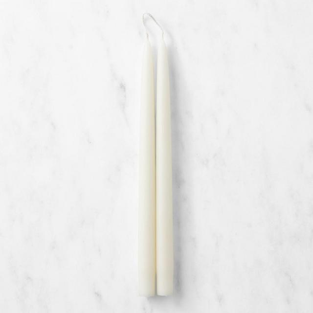 Taper Candles, Set of 2, 12", Ivory