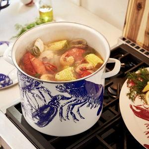 Caskata™ 16 Qt. Enamel on Steel Stockpot with Cover