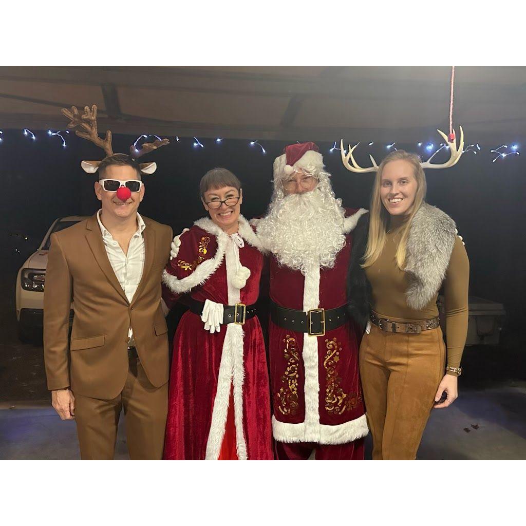 Rudolph and Vixen at Murder Mystery Night