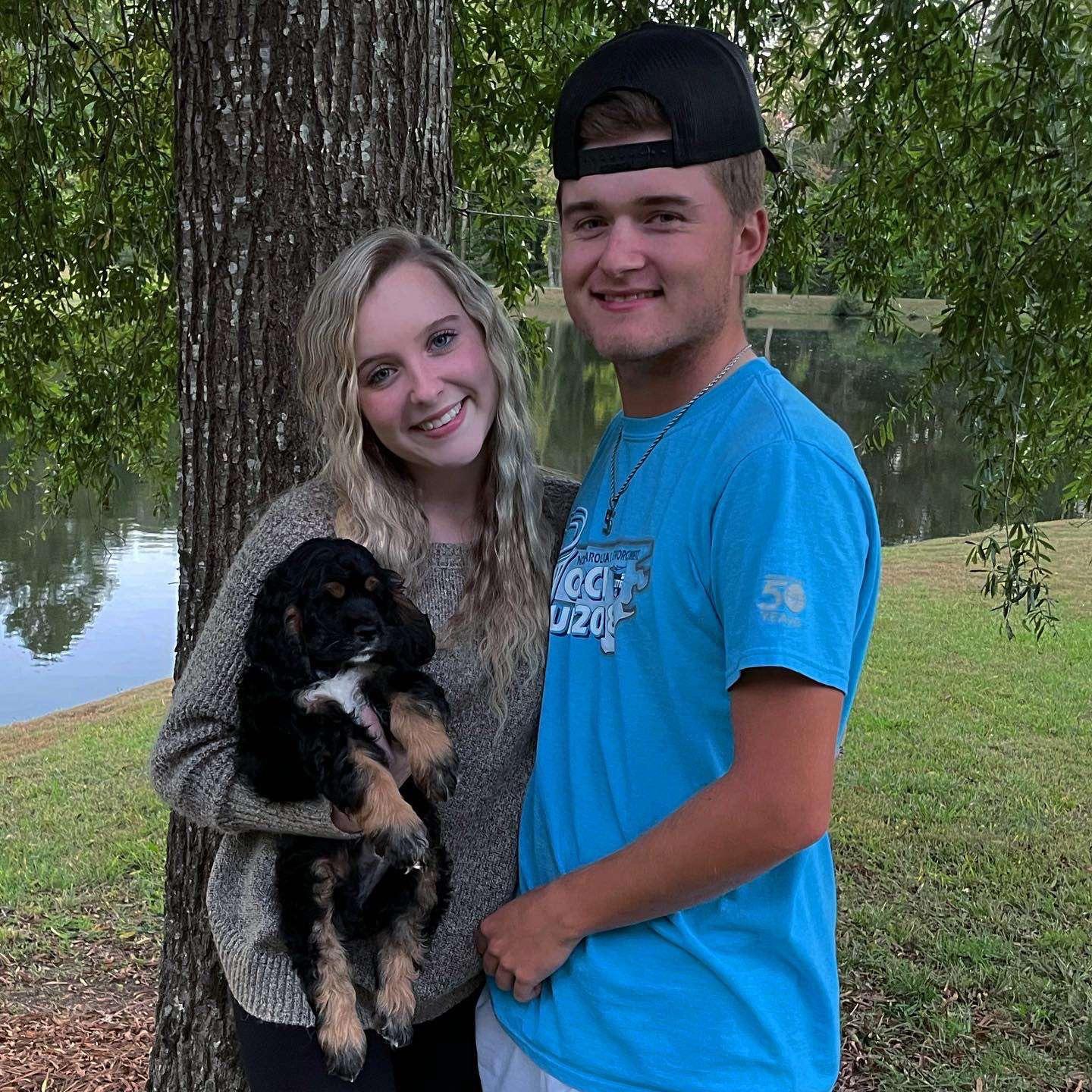 When we first became dog parents. 🐶