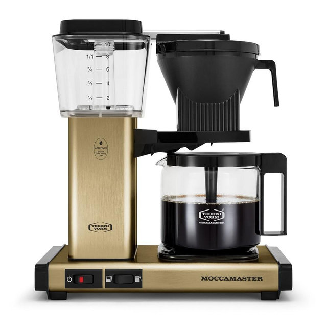Moccamaster by Technivorm KBGV Select Coffee Maker, Brushed Brass