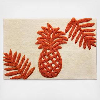 Batik Pineapple Bath Rug