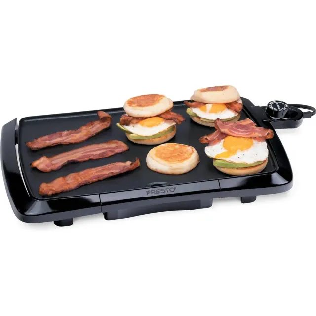 Presto Cool Touch Griddle Black