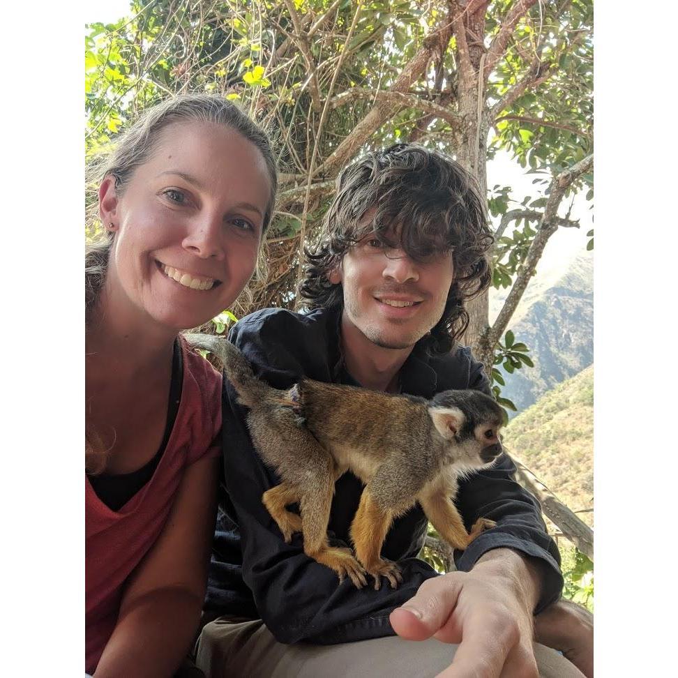 Monkeying around at the Monkey House on the Inca Trail - Peru 2019