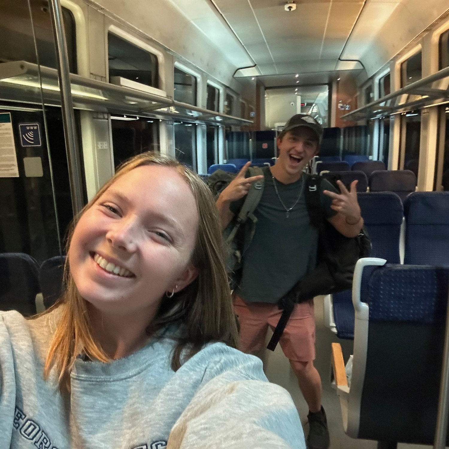 Train in Keszethly, Hungary