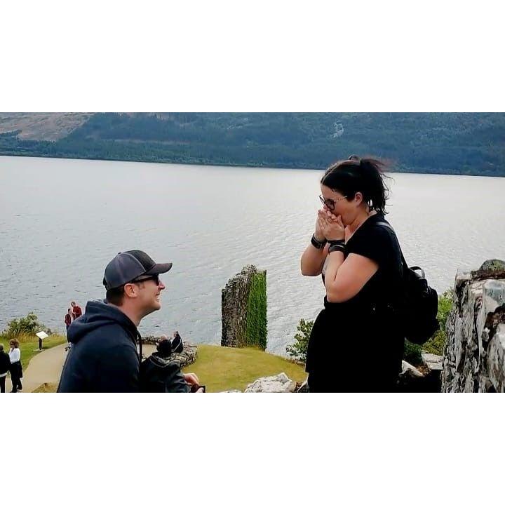 The evidence (at the top of Urquhart Castle, overlooking Loch Ness, in Inverness, Scotland, 2022)