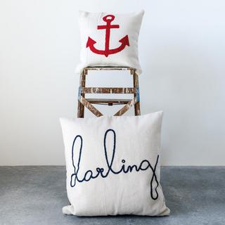 "Darling" Throw Pillow