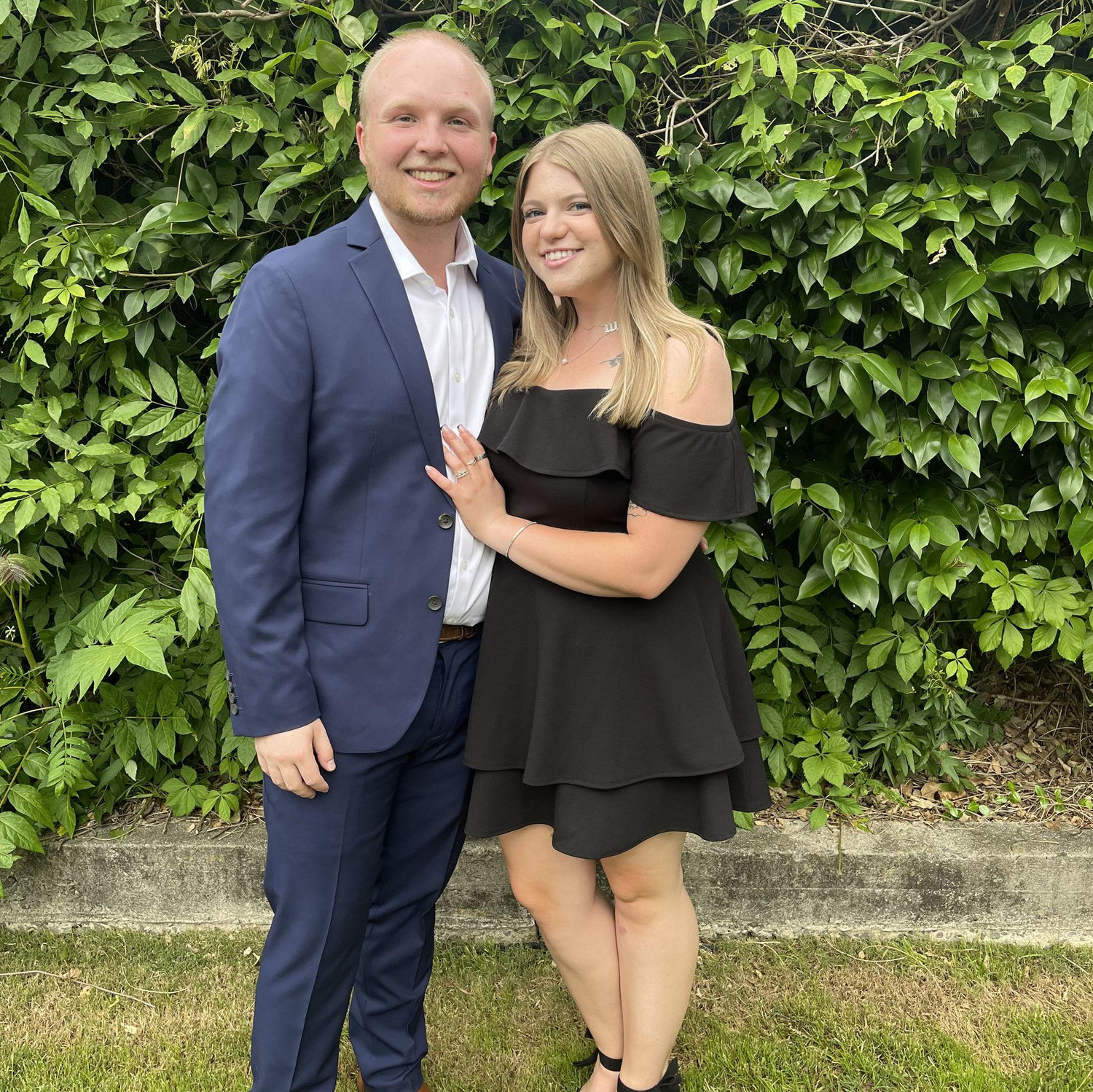 Our first wedding together!