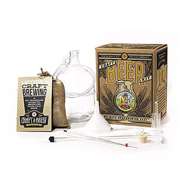 Home Brewing Kit for Beer – Craft A Brew Oktoberfest Ale Beer Kit – Reusable Make Your Own Beer Kit – Starter Set 1 Gallon