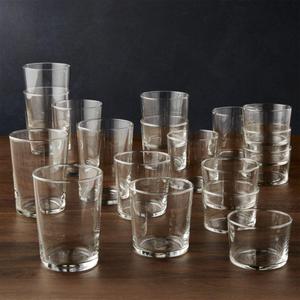 Bodega Mixed Glasses, Set of 18