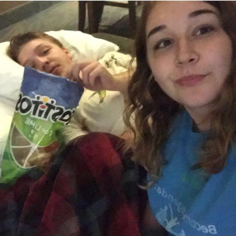 Your love of chips will never cease to amaze me.