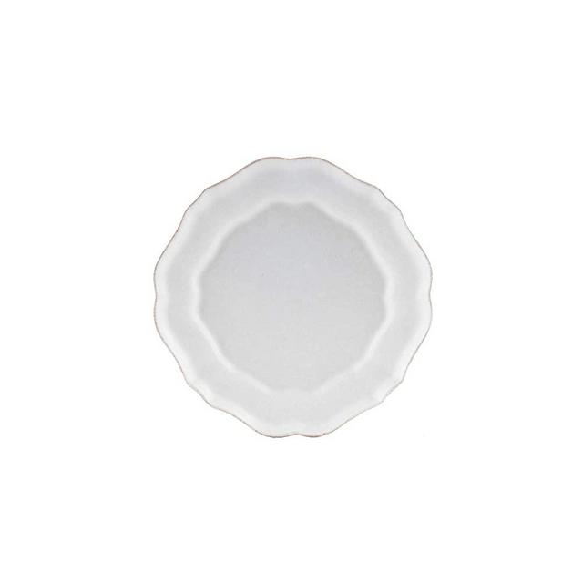 Casafina Impressions Collection Stoneware Ceramic Salad Plate 9", White
