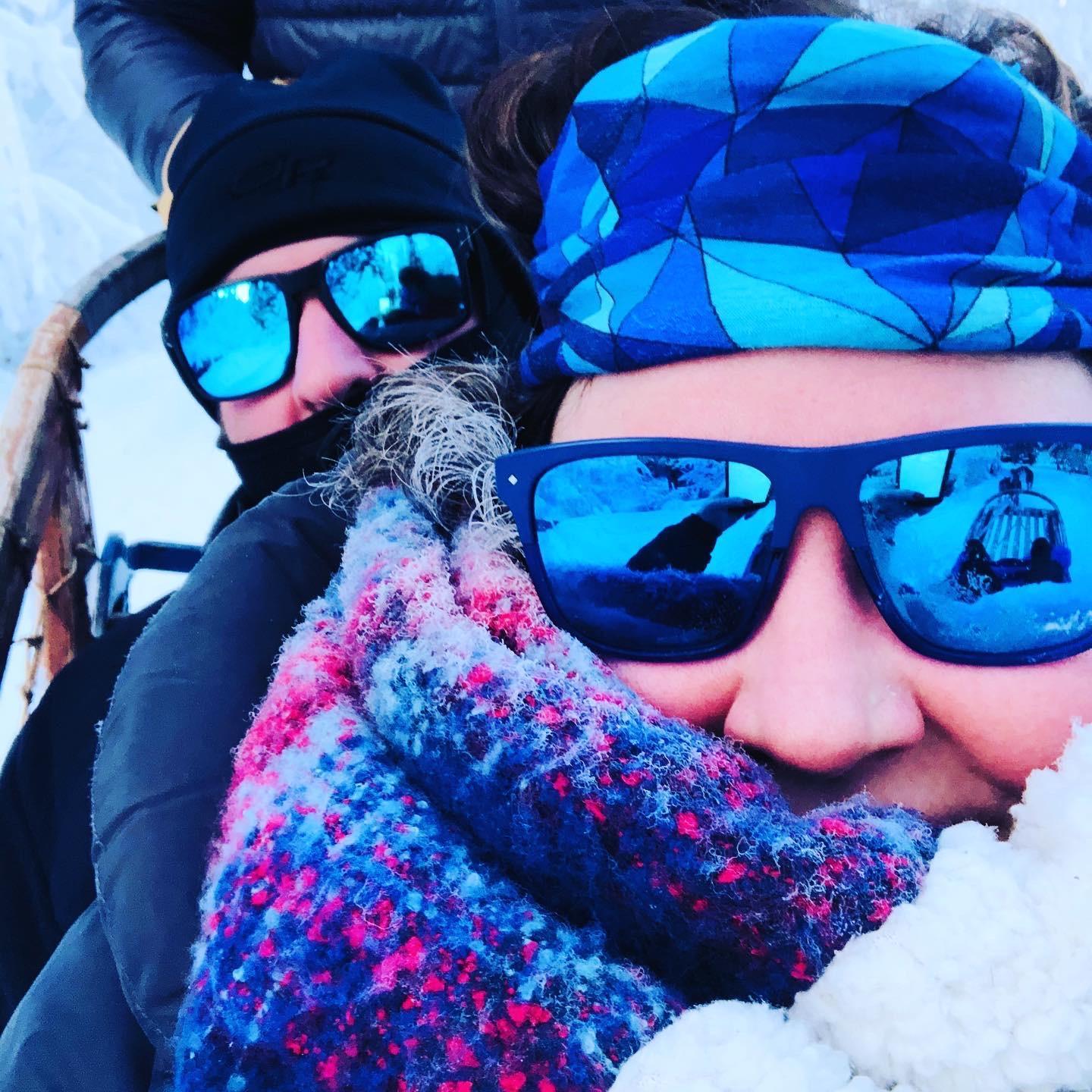 Dogsledding in Alaska in -32F! January, 2020