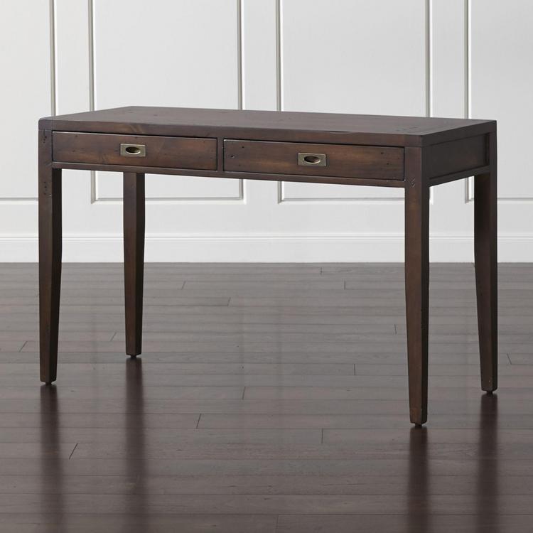 Morris 48 Chocolate Brown Writing Desk