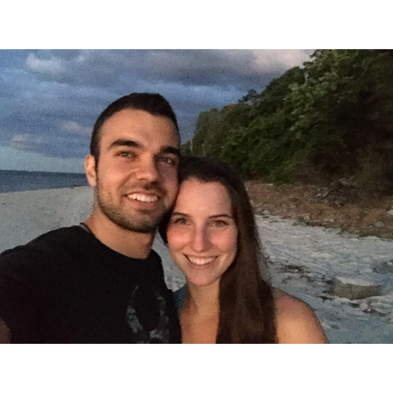Our first sort-of date in 2015
Crane Beach- Ipswich, MA