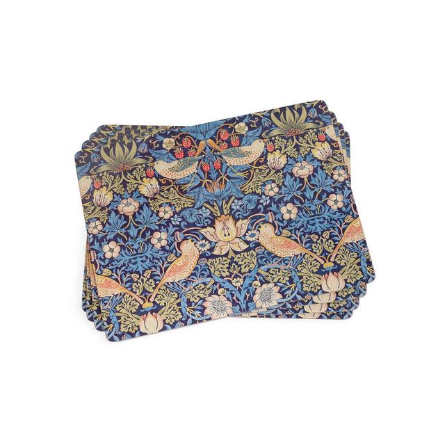 Pimpernel Strawberry Blue by Morris & Co Placemats, Set of 4