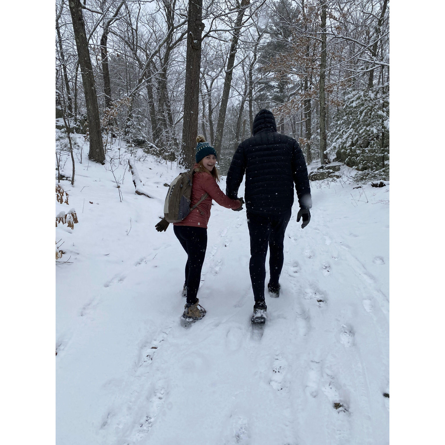 We enjoy an adventure in any weather!