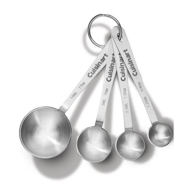 Cuisinart Stainless Steel Measuring Spoons, Set of 4