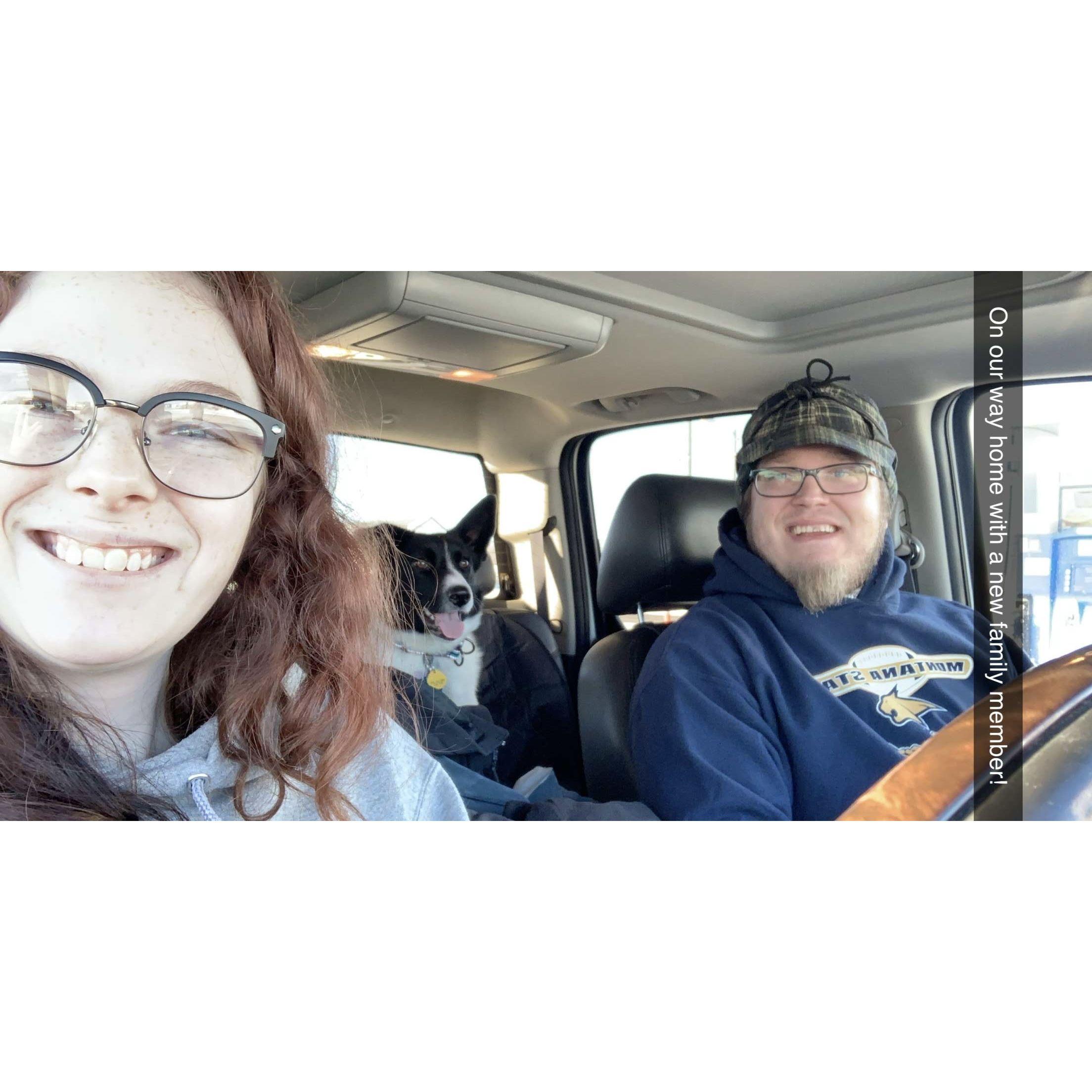 When we brought our first baby home