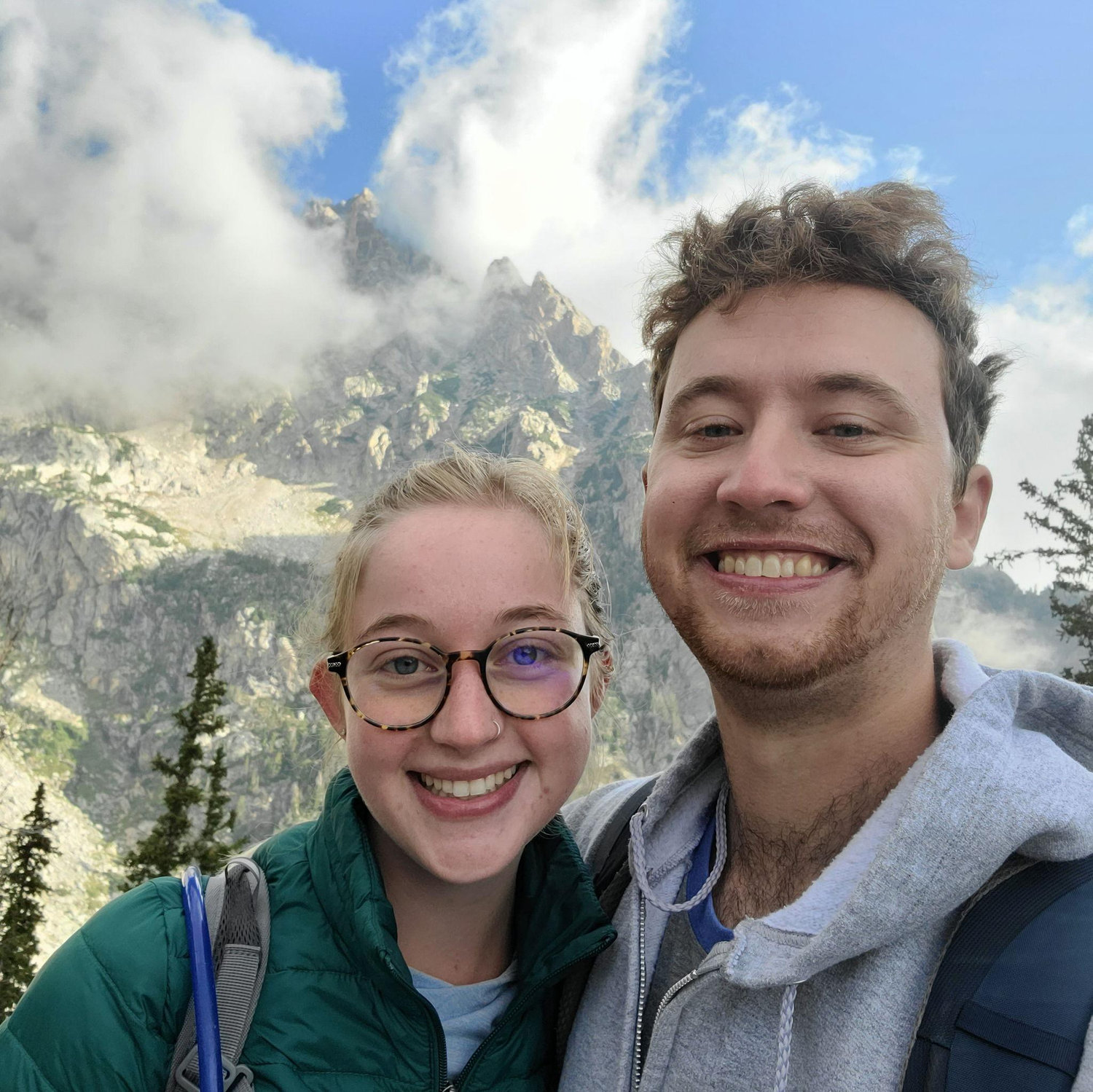 Our first picture together in Teton National Park - September 2022