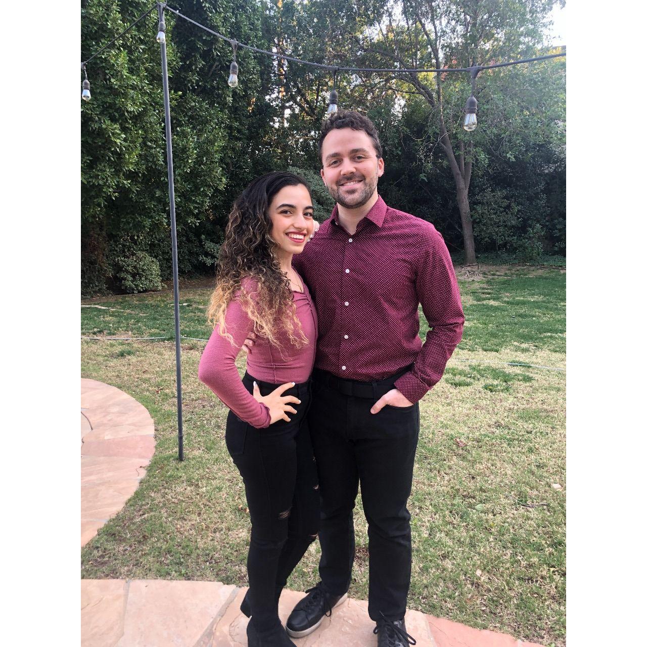 2021: Our first Valentine's Day.