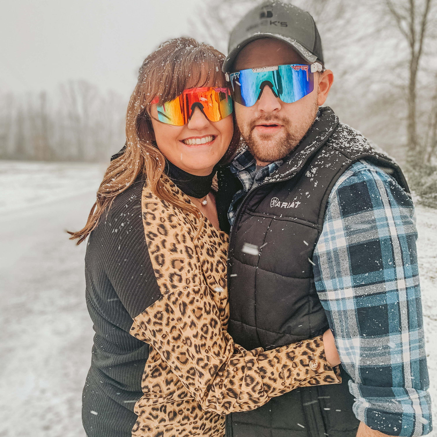 Our first Christmas together! And it was a Pit Viper Christmas!